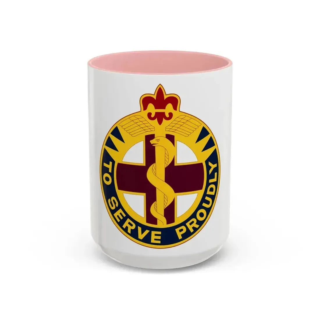 176 Medical Brigade 2 (U.S. Army) Accent Coffee Mug 15oz Pink - Go Mug Yourself