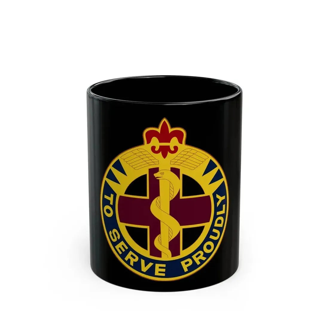 176 Medical Brigade 2 (U.S. Army) Black Coffee Mug 11oz - Go Mug Yourself