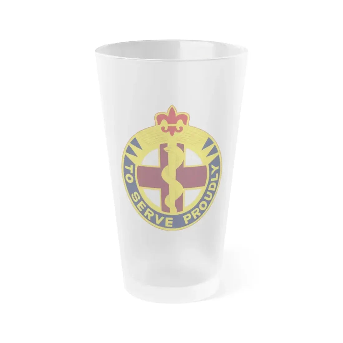 176 Medical Brigade 2 (U.S. Army) Frosted Pint Glass 16oz Default Title - Go Mug Yourself