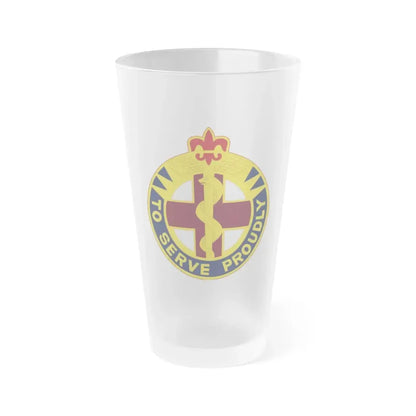 176 Medical Brigade 2 (U.S. Army) Frosted Pint Glass 16oz Default Title - Go Mug Yourself