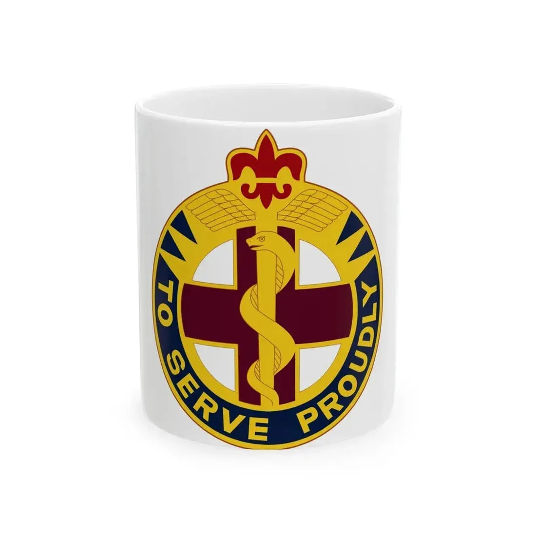 176 Medical Brigade 2 (U.S. Army) White Coffee Mug - Go Mug Yourself