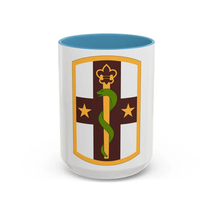 176 Medical Brigade (U.S. Army) Accent Coffee Mug-15oz-Light Blue-Go Mug Yourself