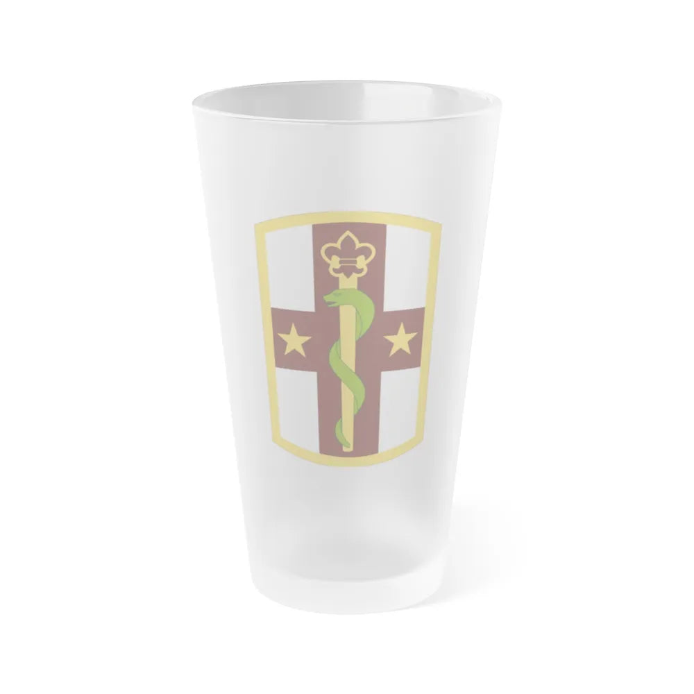 176 Medical Brigade (U.S. Army) Frosted Pint Glass 16oz-Go Mug Yourself