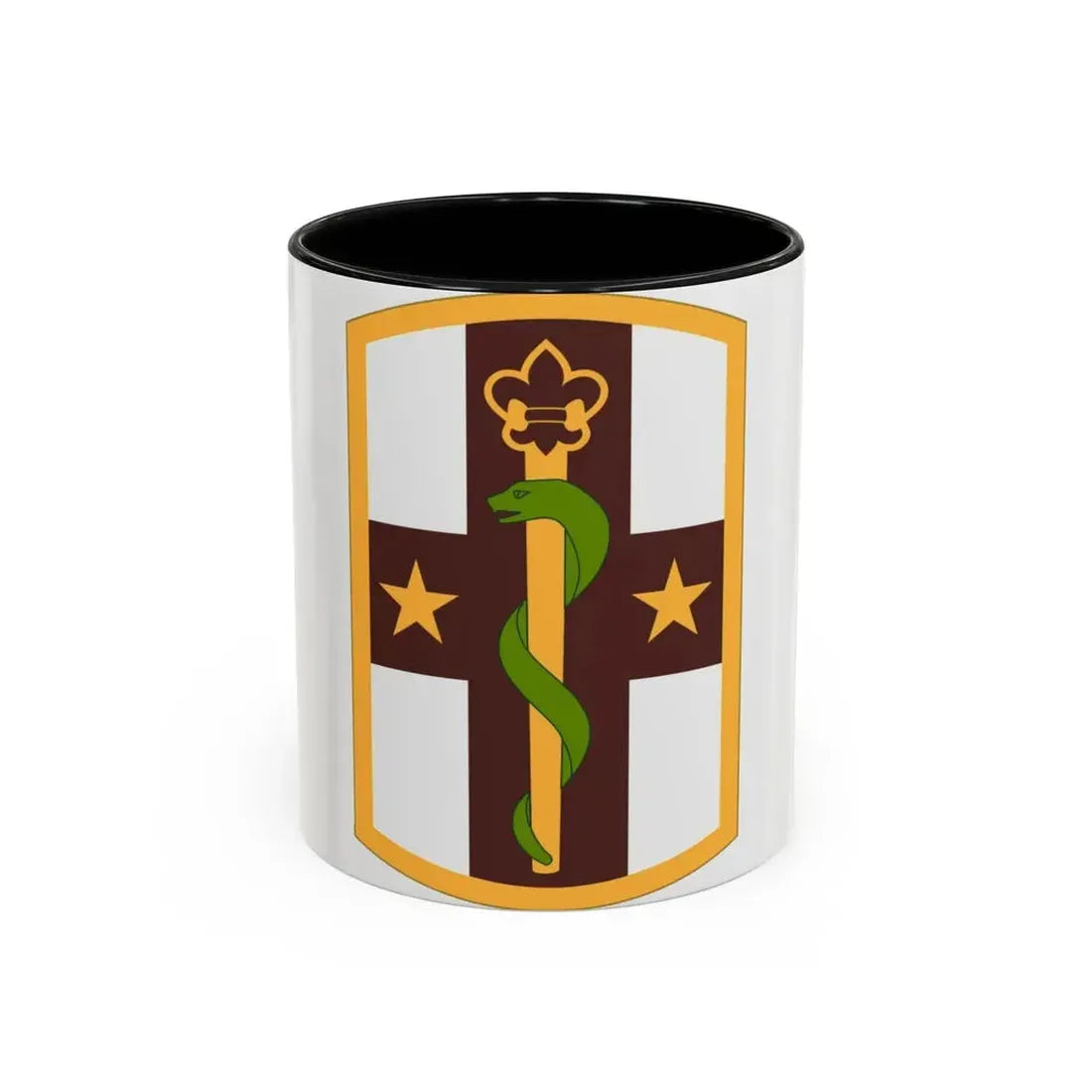 176 Medical Brigade (U.S. Army) Accent Coffee Mug 11oz Black - Go Mug Yourself