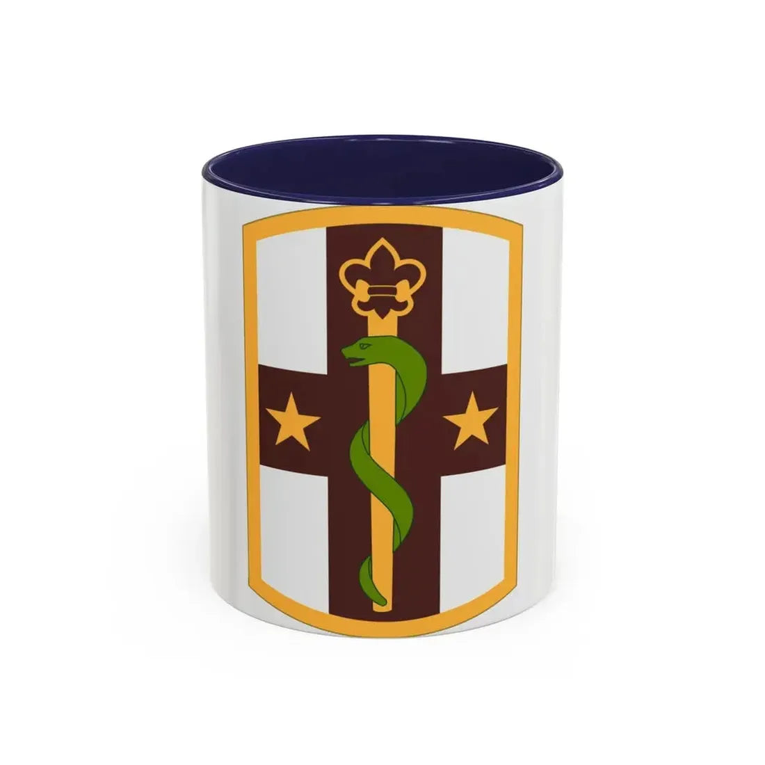 176 Medical Brigade (U.S. Army) Accent Coffee Mug 11oz Navy - Go Mug Yourself