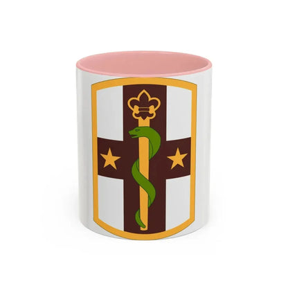 176 Medical Brigade (U.S. Army) Accent Coffee Mug 11oz Pink - Go Mug Yourself
