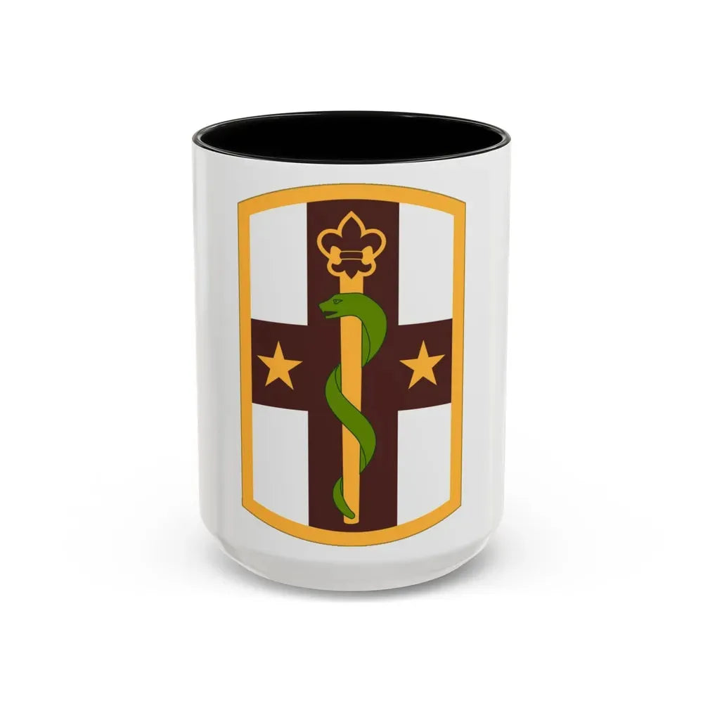 176 Medical Brigade (U.S. Army) Accent Coffee Mug 15oz Black - Go Mug Yourself