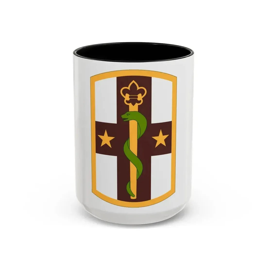 176 Medical Brigade (U.S. Army) Accent Coffee Mug 15oz Black - Go Mug Yourself