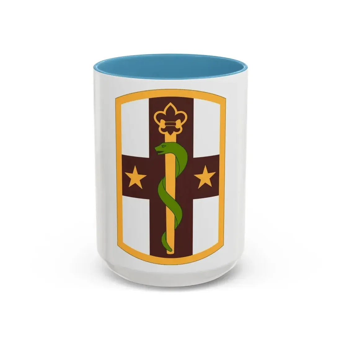 176 Medical Brigade (U.S. Army) Accent Coffee Mug 15oz Light Blue - Go Mug Yourself