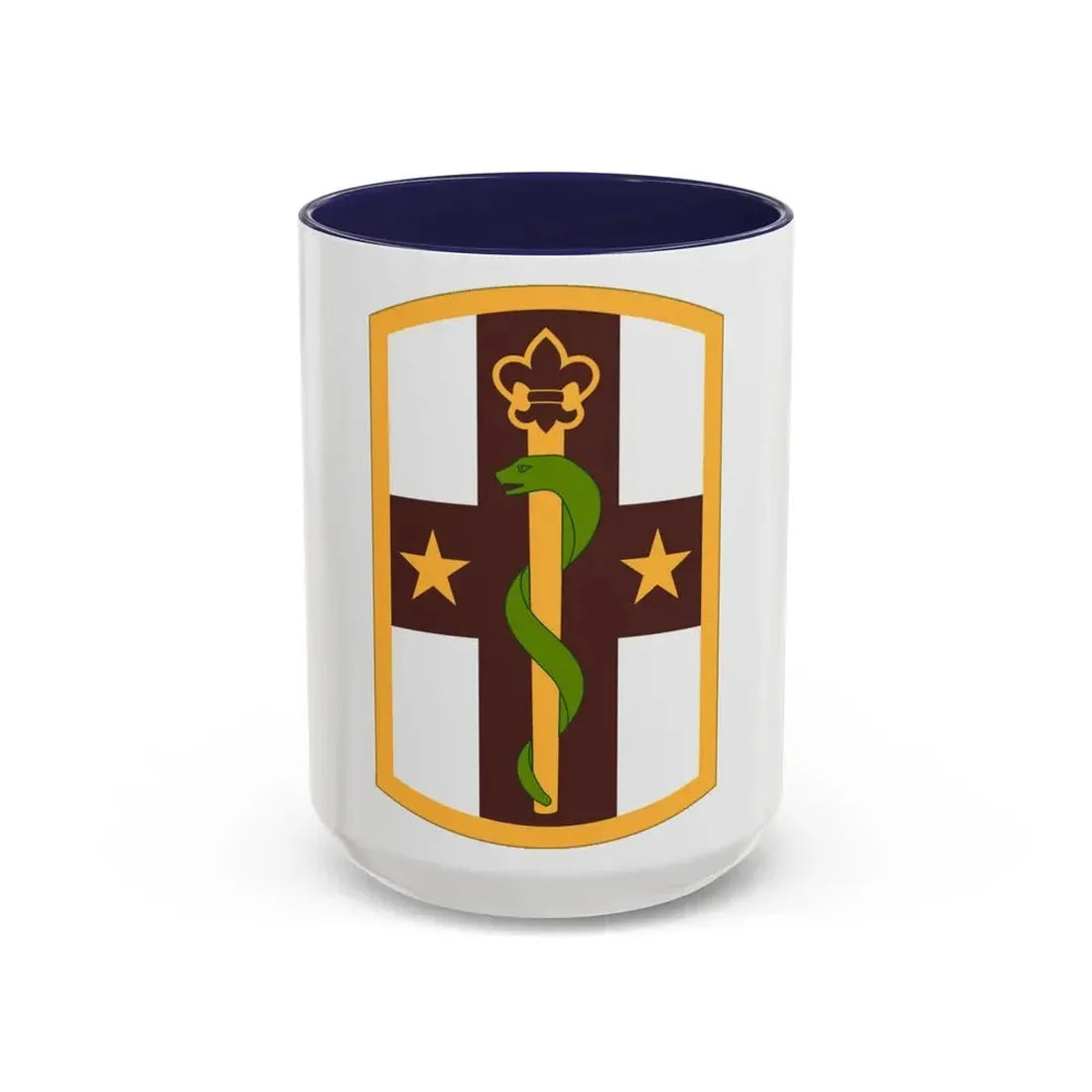 176 Medical Brigade (U.S. Army) Accent Coffee Mug 15oz Navy - Go Mug Yourself