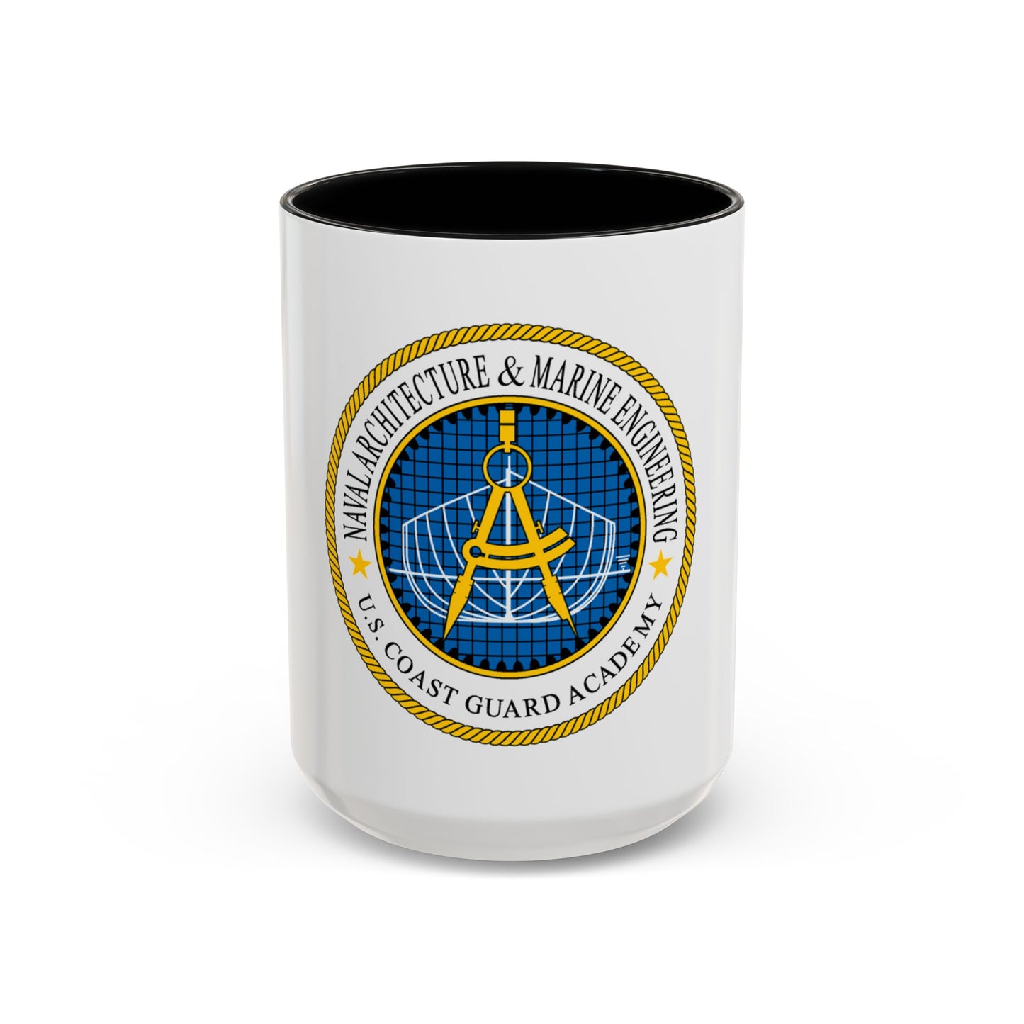 USCG Academy NA&ME (U.S. Coast Guard) Accent Coffee Mug