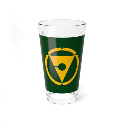 Flag of Matsuno Ehime (Japan) Pint Glass 16oz