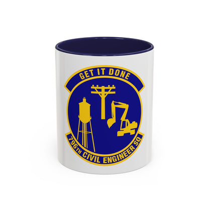 796th Civil Engineer Squadron (U.S. Air Force) Accent Coffee Mug