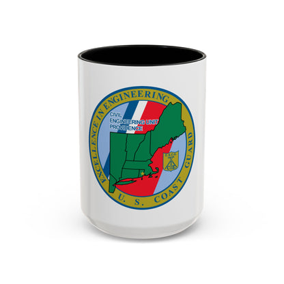 USCG Civil Engineering Unit Providence (U.S. Coast Guard) Accent Coffee Mug