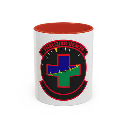 628 Healthcare Operations Squadron AMC (U.S. Air Force) Accent Coffee Mug