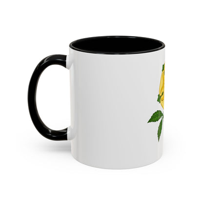 Golden Rose Badge - Accent Coffee Mug
