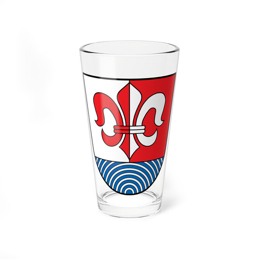DEU Amberg Unterallgäu COA (Germany) (Coat of Arms) Pint Glass 16oz