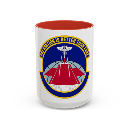 56 Operational Medical Readiness Squadron AETC (U.S. Air Force) Accent Coffee Mug