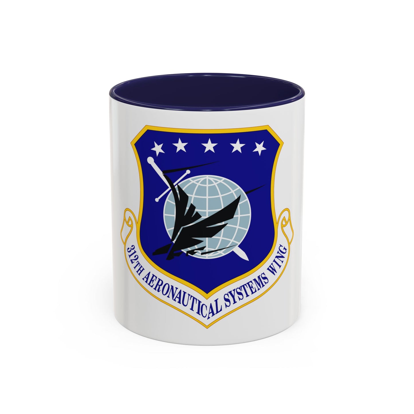 312th Aeronautical Systems Wing (U.S. Air Force) Accent Coffee Mug