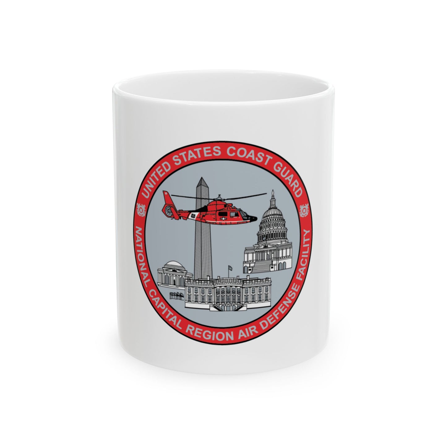 USCG NCR ADF   Nat'l Capital Reg Air Def Fac 2009 (U.S. Coast Guard) White Coffee Mug