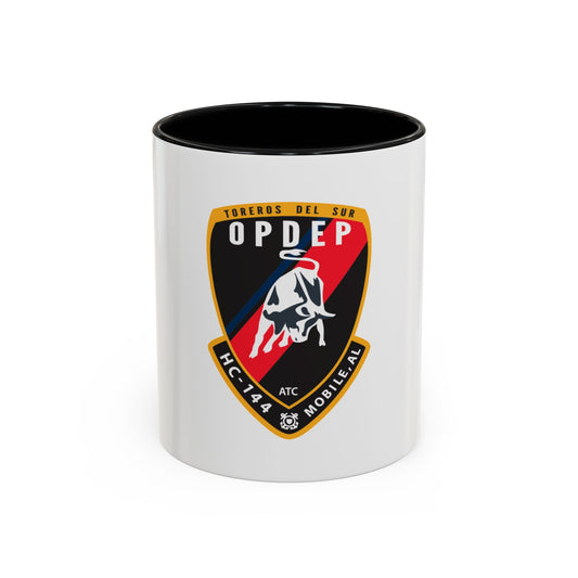 OPDEP HC 144 (U.S. Coast Guard) Accent Coffee Mug