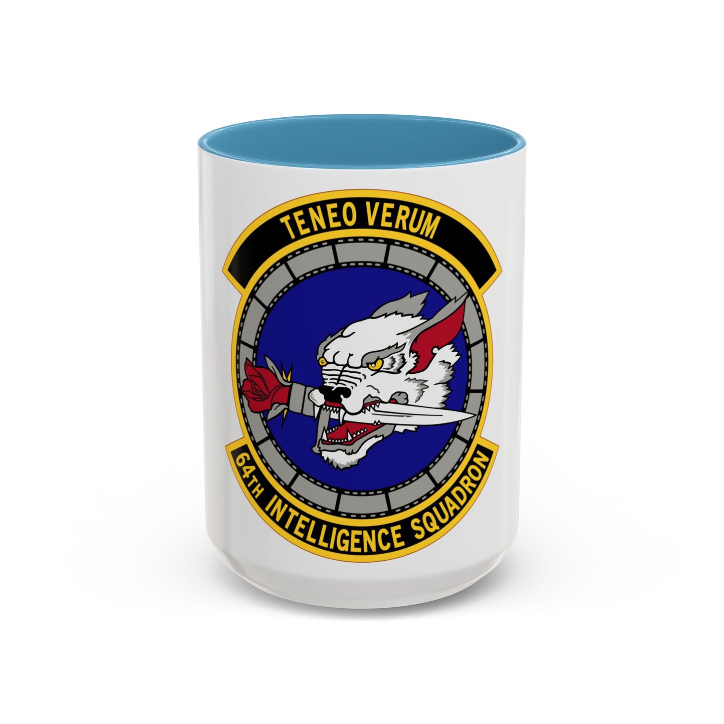 64 Intelligence Squadron AFRC (U.S. Air Force) Accent Coffee Mug