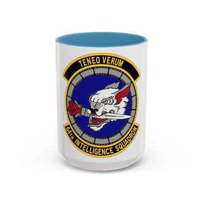 64 Intelligence Squadron AFRC (U.S. Air Force) Accent Coffee Mug