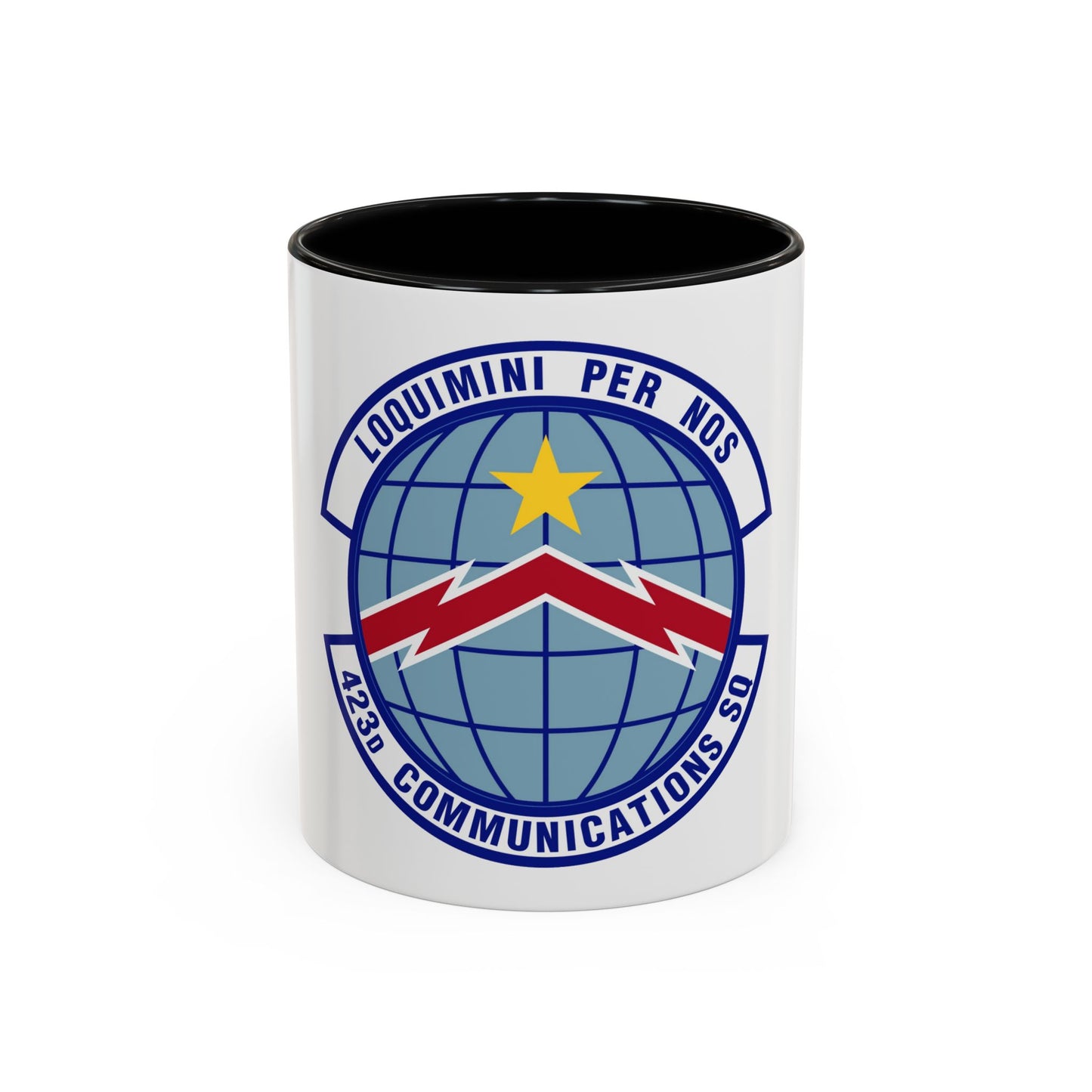 423d Communications Squadron (U.S. Air Force) Accent Coffee Mug