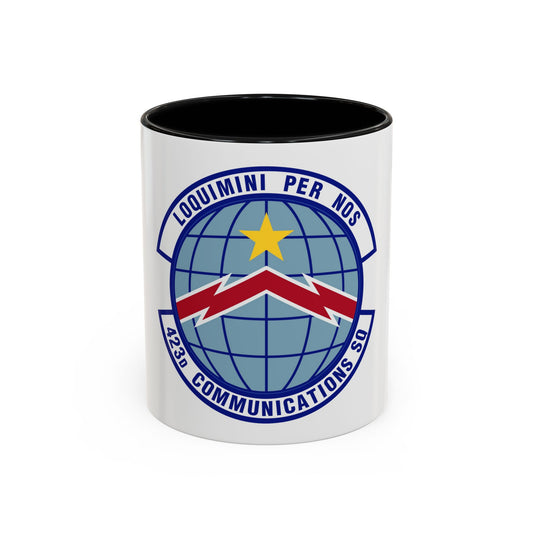 423d Communications Squadron (U.S. Air Force) Accent Coffee Mug
