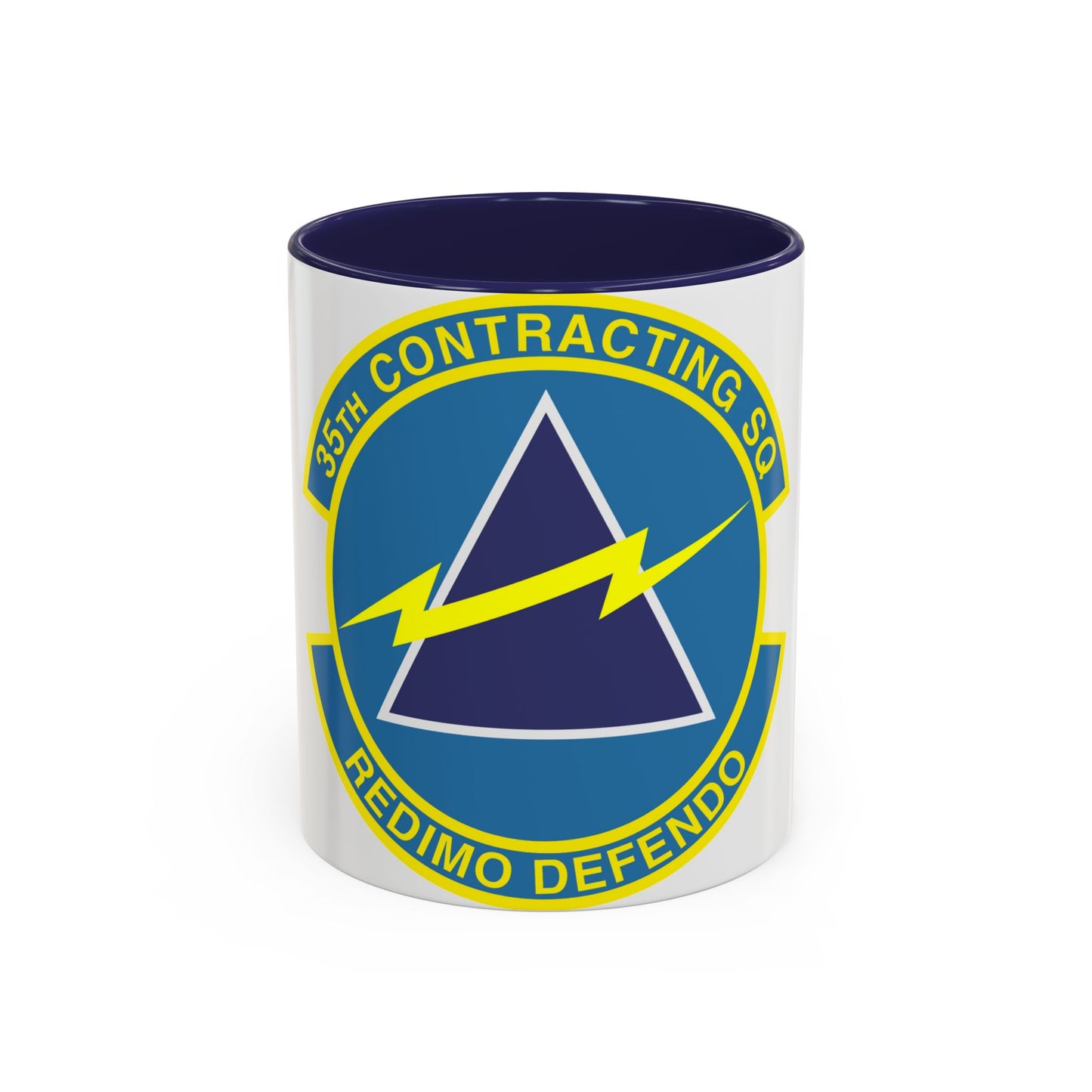 35th Contracting Squadron (U.S. Air Force) Accent Coffee Mug