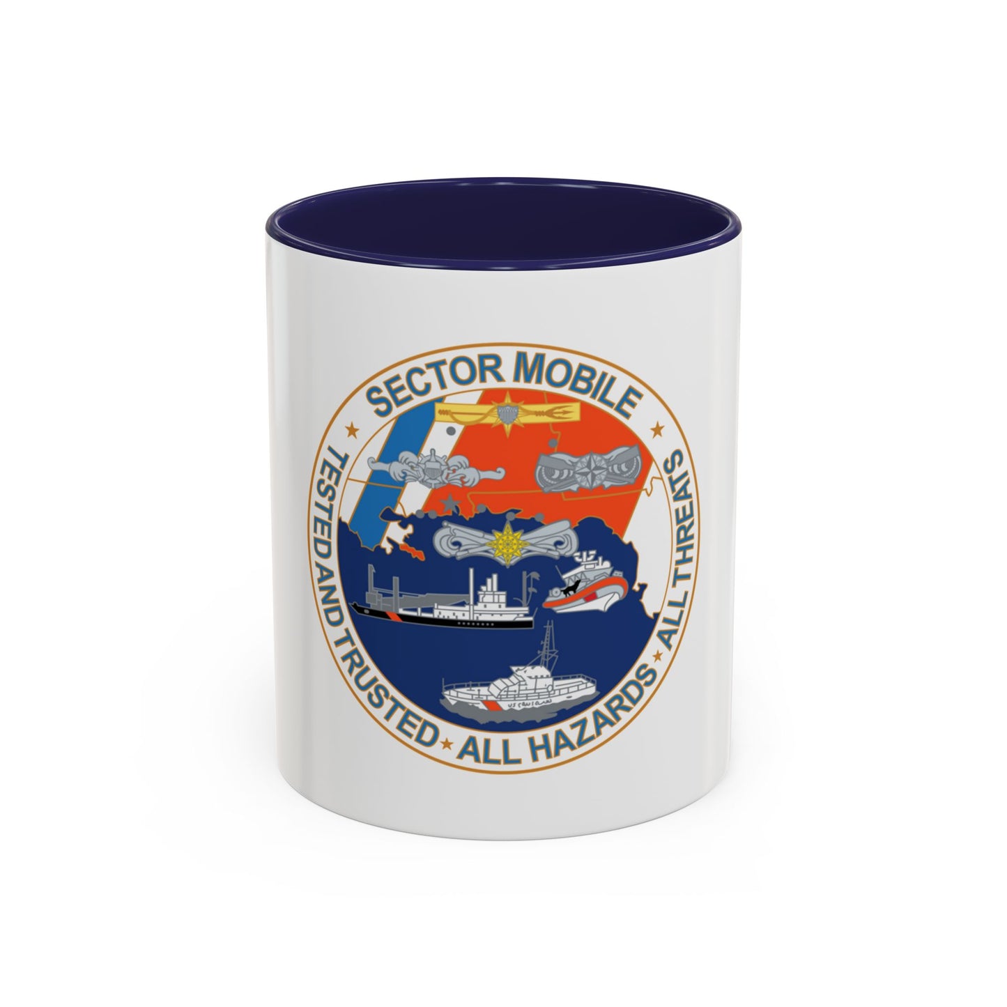 USCG Sector Mobile (U.S. Coast Guard) Accent Coffee Mug