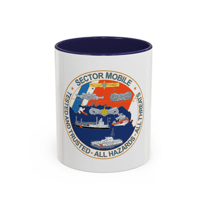 USCG Sector Mobile (U.S. Coast Guard) Accent Coffee Mug