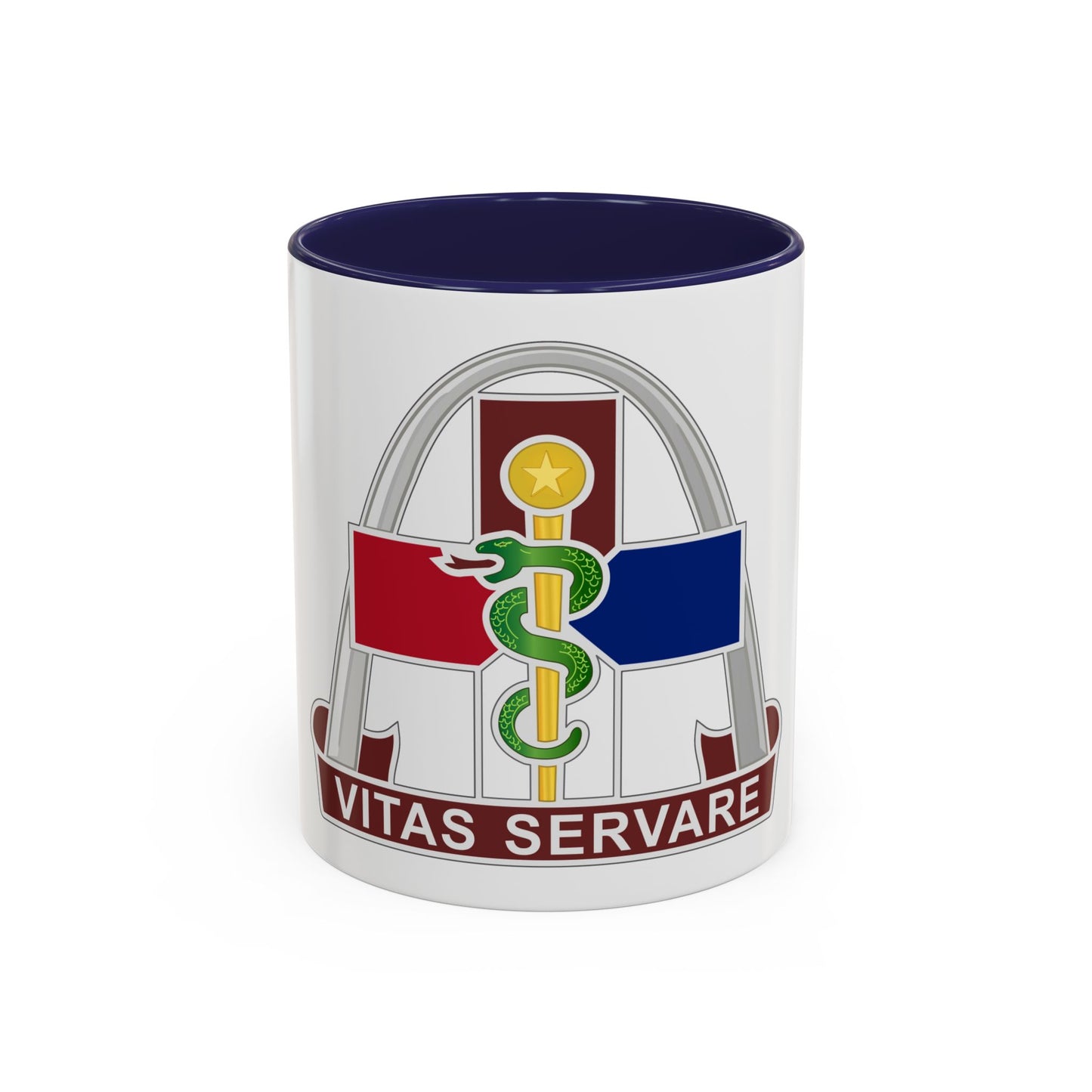 811th Hospital Center (U.S. Army) Accent Coffee Mug