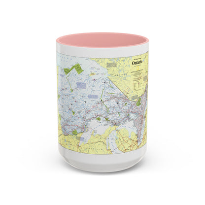 Canada - Ontario 1 (1996 (Map) Accent Coffee Mug