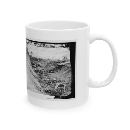Antietam, Md. Confederate Dead In A Ditch On The Right Wing (U.S. Civil War) White Coffee Mug