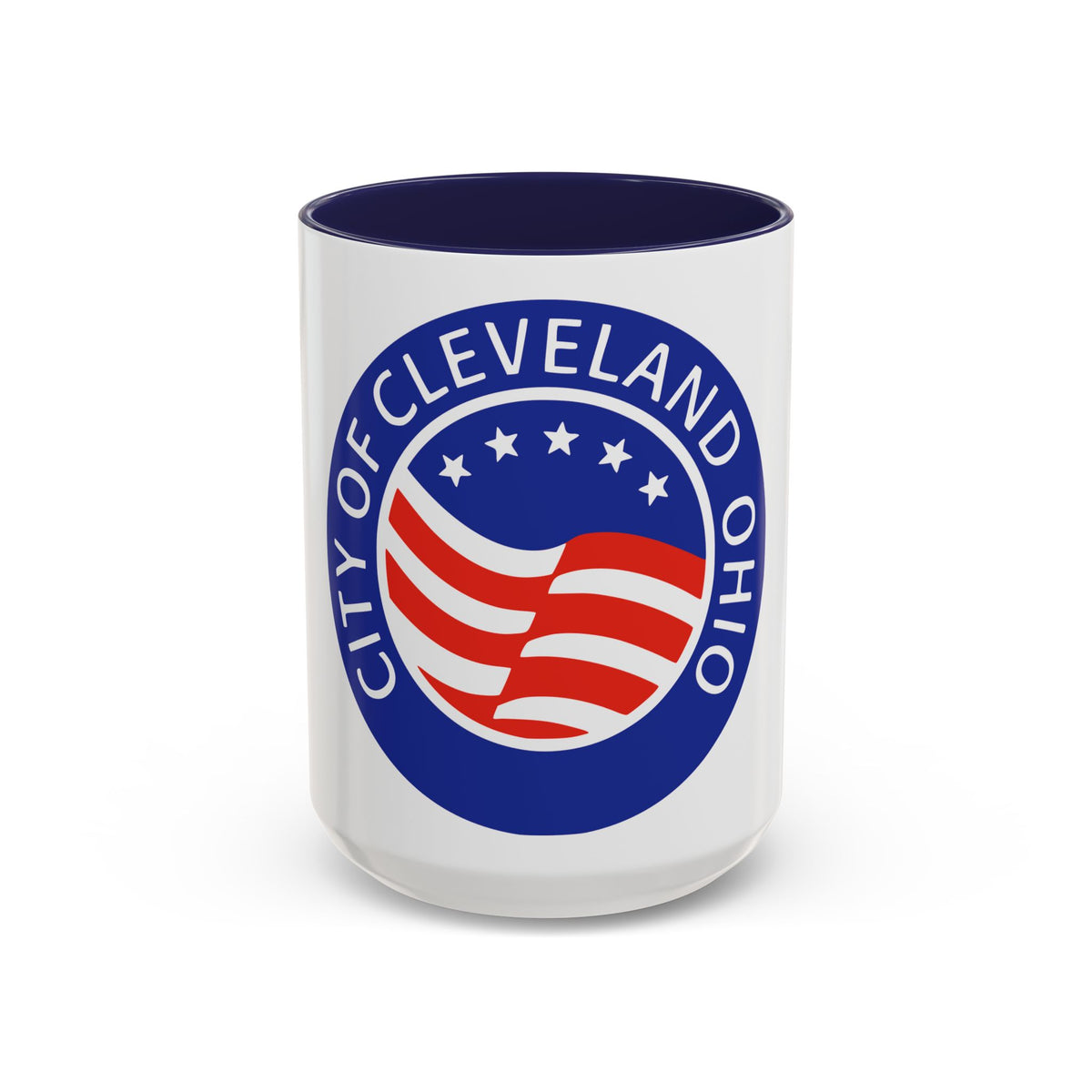 Seal of Cleveland Ohio - Accent Coffee Mug