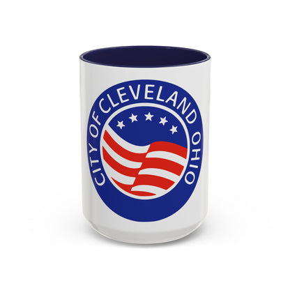 Seal of Cleveland Ohio - Accent Coffee Mug