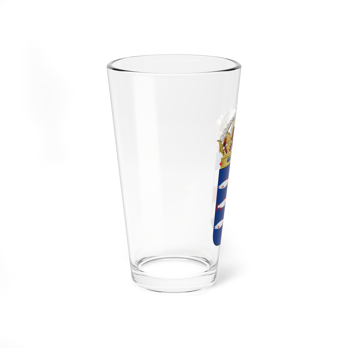 Västernorrlands läns vapen crowned (Sweden) (Coat of Arms) Pint Glass 16oz