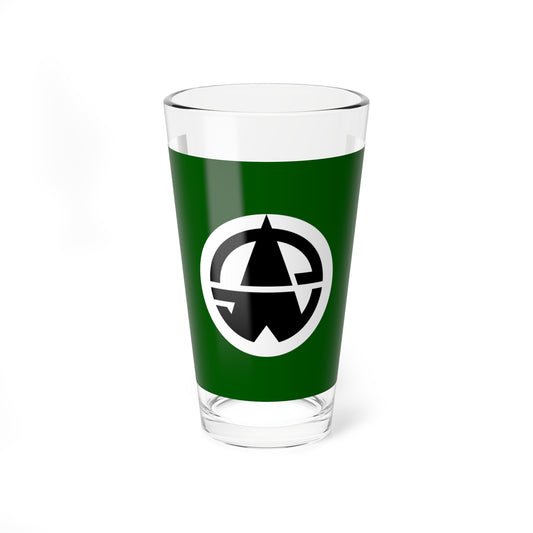 Flag of Yasuoka Nagano (Japan) Pint Glass 16oz