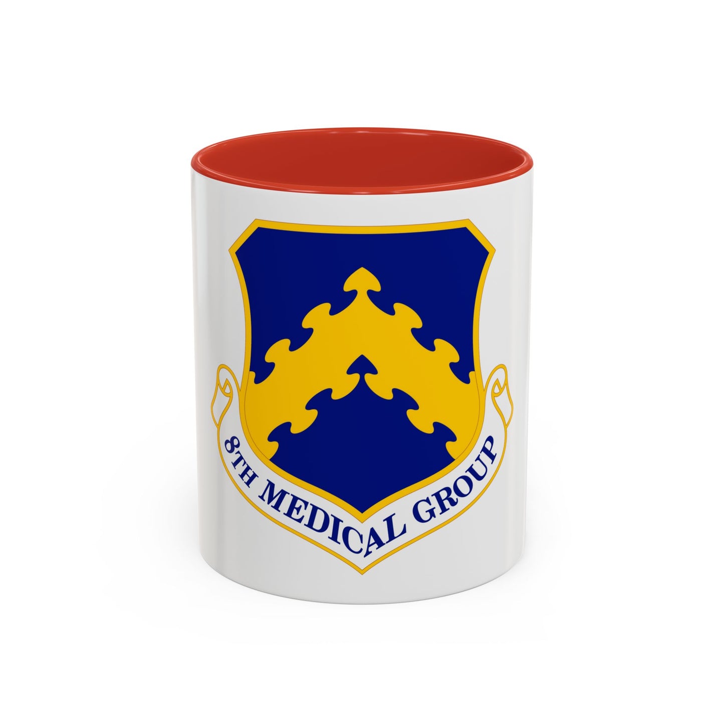 8 Medical Group PACAF (U.S. Air Force) Accent Coffee Mug