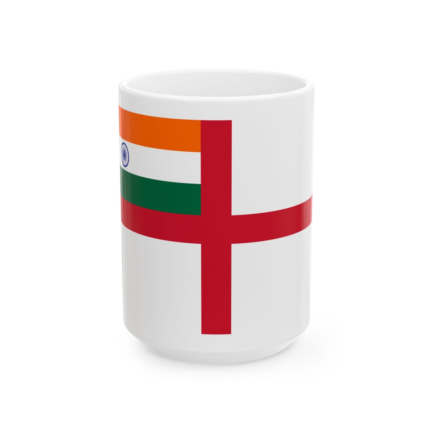 Naval Ensign of India 1950-2001 (India) White Coffee Mug