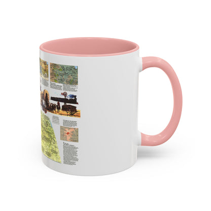 USA - Central Plains 2 (1985) (Map) Accent Coffee Mug