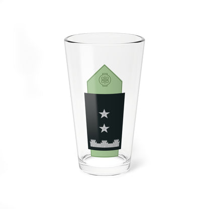 SS.OO.3.GEND.CAMISA.TENIENTE CORONEL (Chile) (Military Rank) Pint Glass 16oz