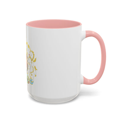 Coat of Arms of the United Kingdom (1816-1837) - Accent Coffee Mug