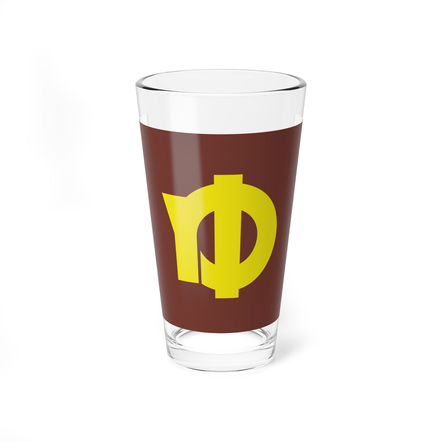 Flag of Yuzawa Niigata gold (Japan) Pint Glass 16oz
