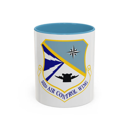 552d Air Control Wing (U.S. Air Force) Accent Coffee Mug