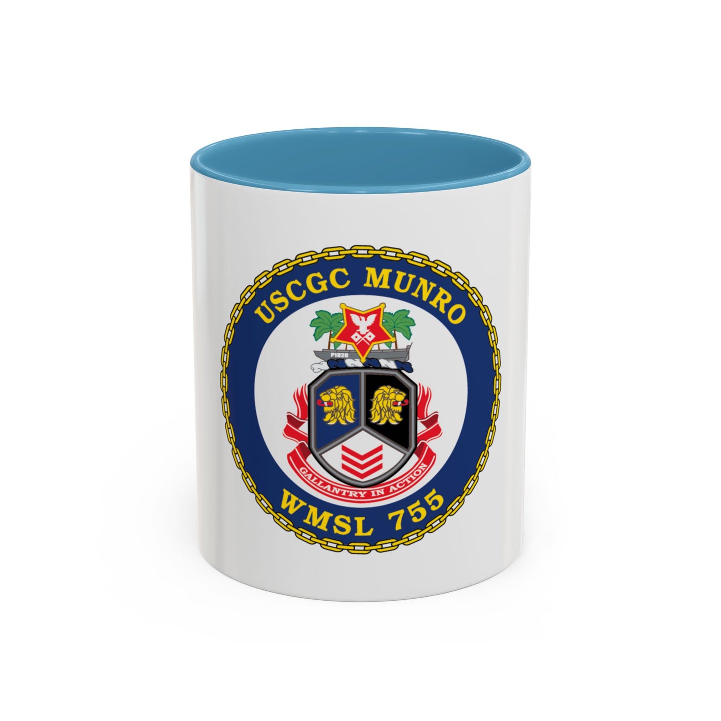 USCGC Munro WMSL   755 (U.S. Coast Guard) Accent Coffee Mug