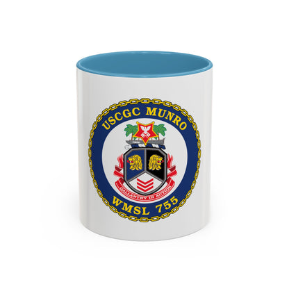 USCGC Munro WMSL   755 (U.S. Coast Guard) Accent Coffee Mug