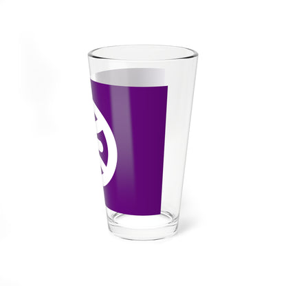 Flag of Hachioji Tokyo (Japan) Pint Glass 16oz