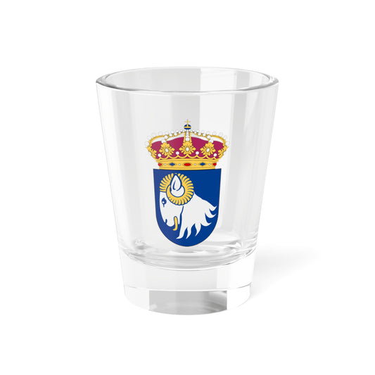 HMS Visborg vapen (Sweden) (Coat of Arms) Shot Glass 1.5oz